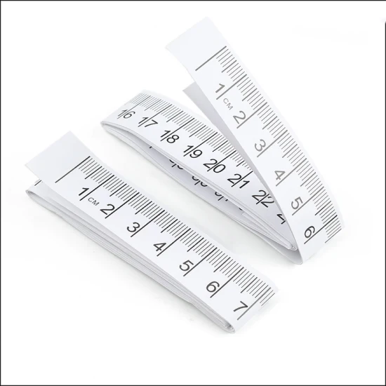 Fita métrica médica de papel descartável 1,5 M 60 polegadas * 20 mm Fita métrica hospitalar para bebês